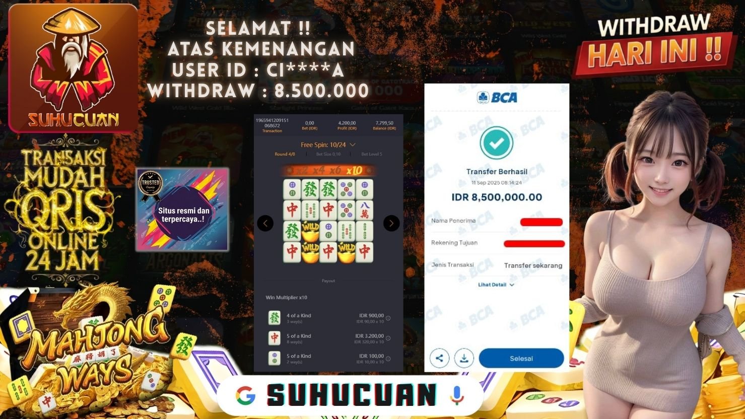 SUHUCUAN JACKPOT SLOT MAHJONG WAYS